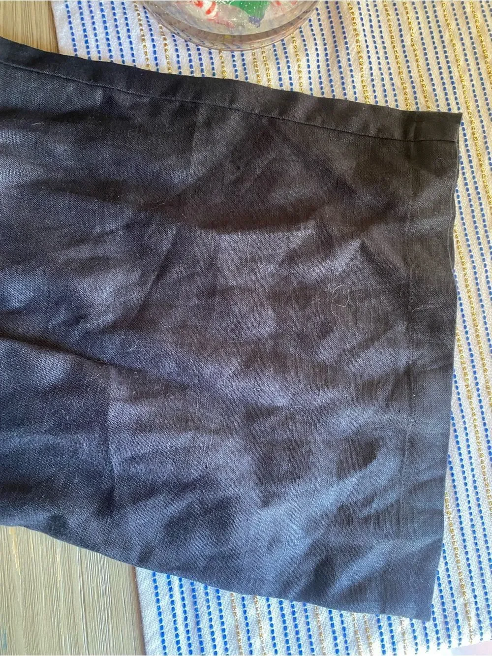 Reformation Black Sleeveless Button-Front Linen Vera Jumpsuit Sz 0